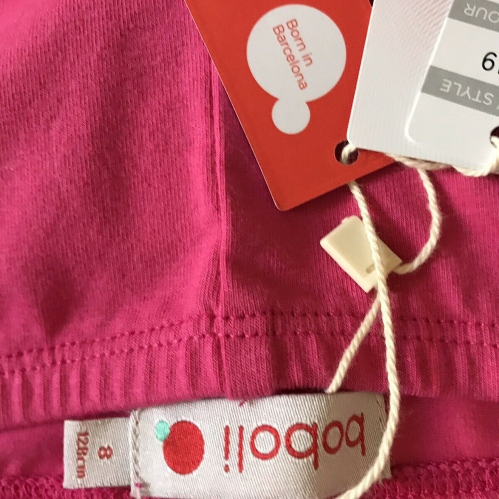 NWT! BOBOLI Girls Pink Leggings Size 8 - Picture 3 of 5
